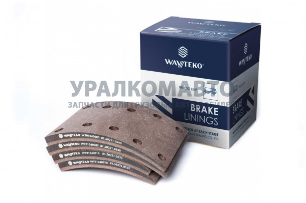 Комплект из 8 накладок по 4 шт. каждого артикула Wayteko SHAANXI 81.50221.0535/0540
