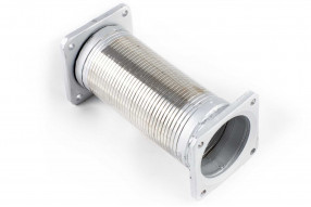 Гофра выхлопной системы D=120 L=330 (квадратные фланцы)